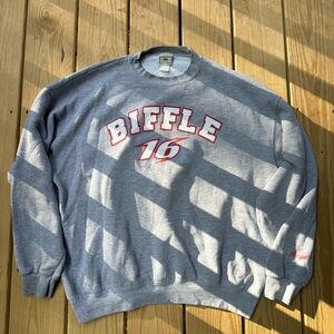 Vintage Greg Biffle Nascar crewneck